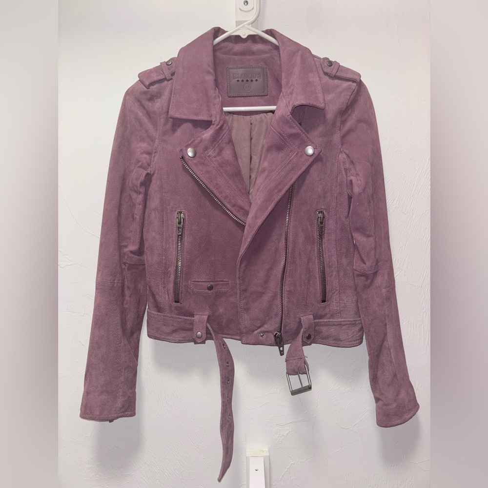 Anthropologie suede jacket